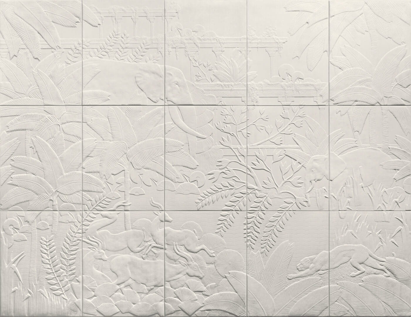Mural krajobraz dżungli 3D Arte Between Rivers 97001 Babylon