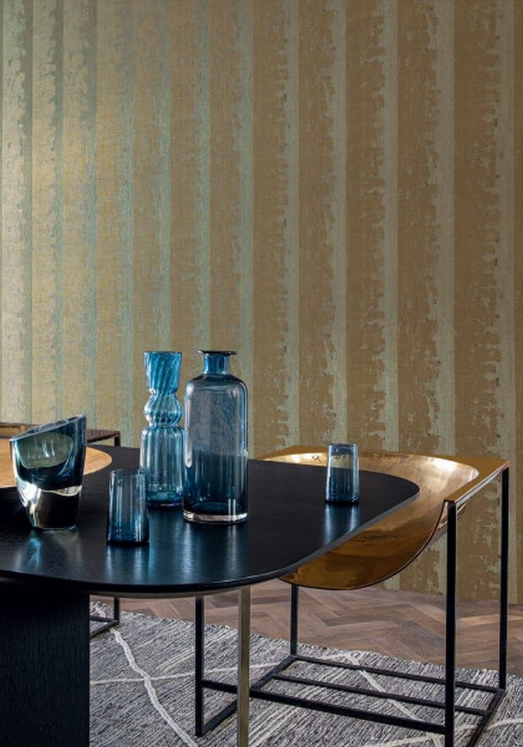 Tapeta przecierka z metalicznym refleksami Casamance 76102446 Nérikomi Texture Cerame