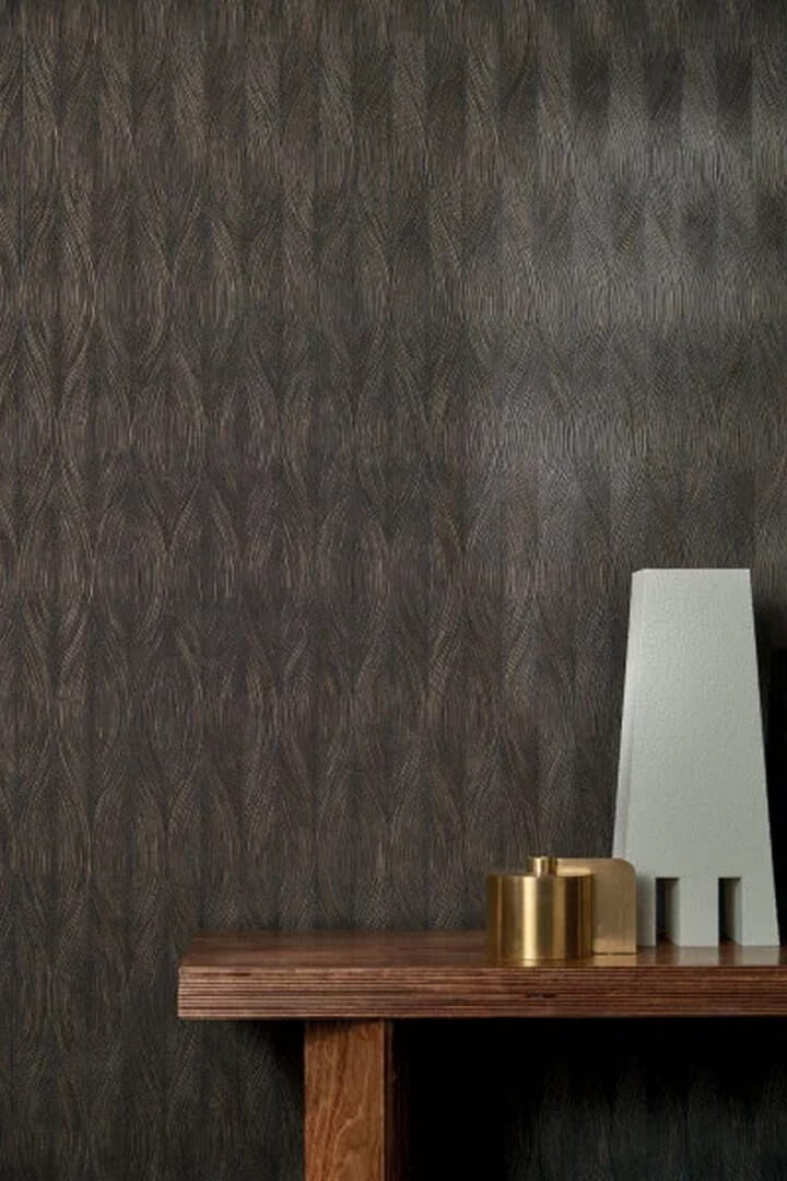 Tapeta falujące linie Casamance 76113262 Keramos Texture Cerame