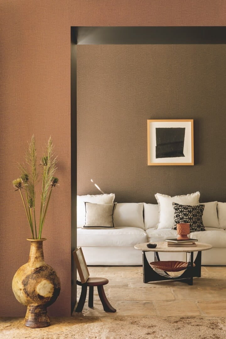 Tapeta płótno Elitis VP953 09 Lin Lins Brodes