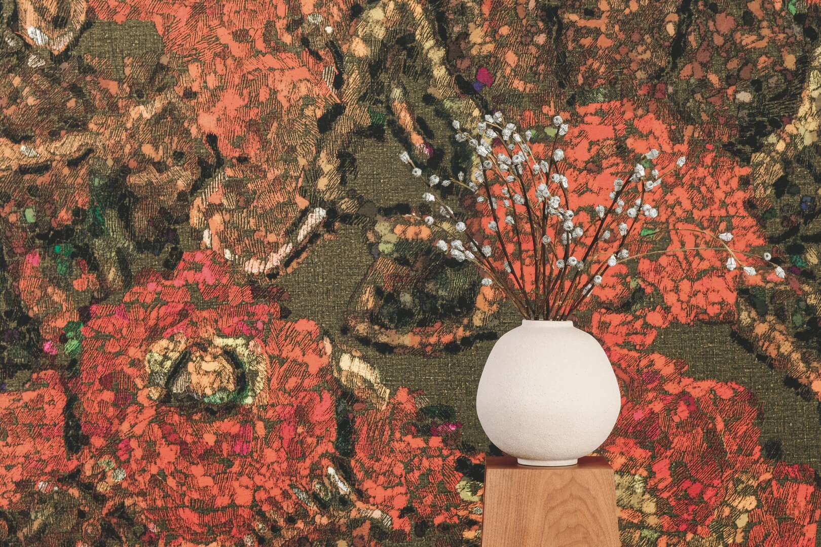 Mural florystyczny Elitis VP956 01 Zakinthos Lins Brodes