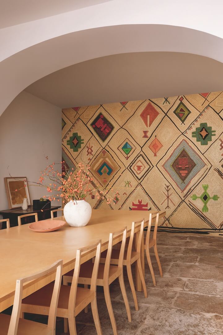 Mural w etnicznym stylu Elitis VP957 01 Hydra Lins Brodes