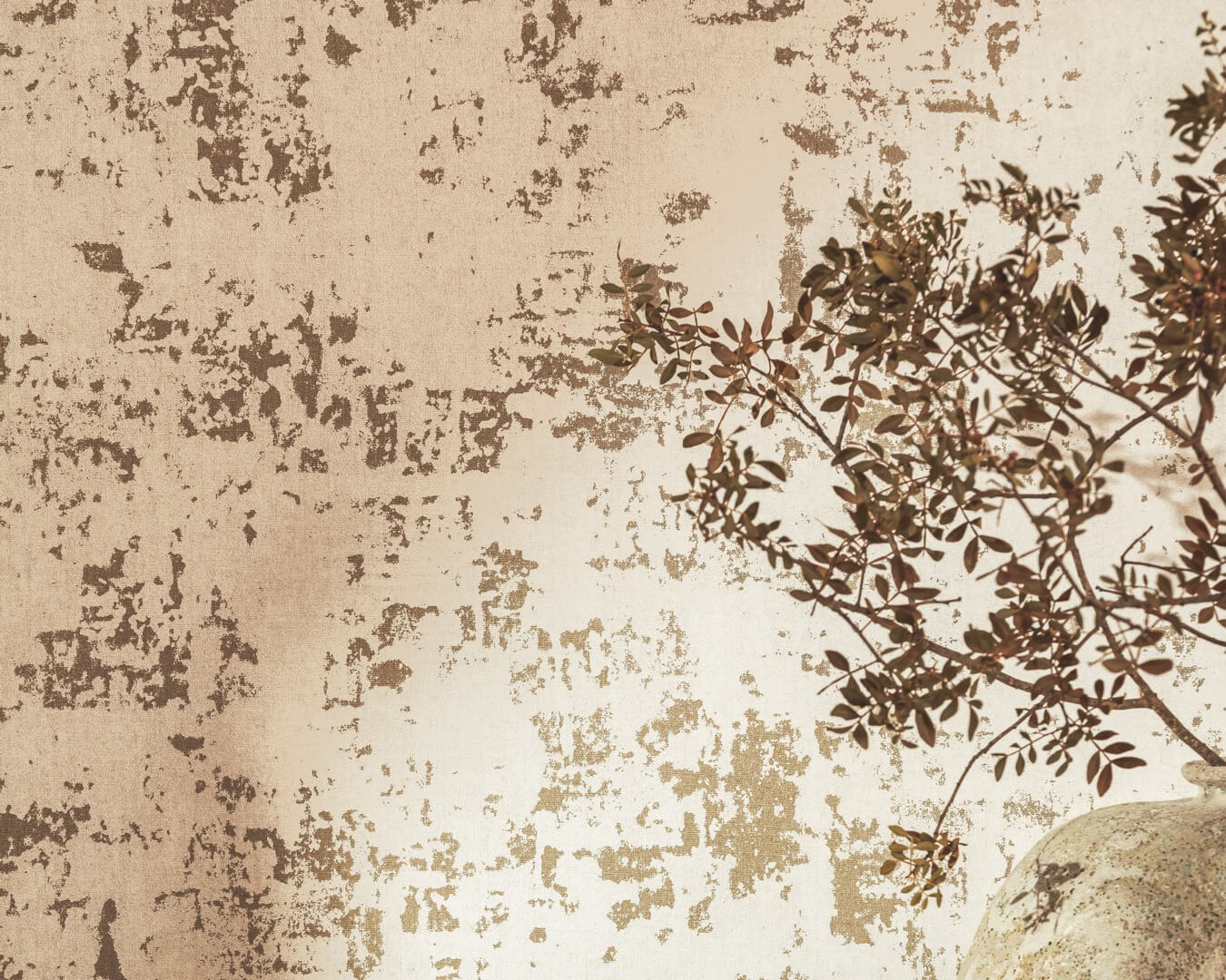 Tapeta przecierka Elitis RM1046 02 Toile d'artiste Lin Platre
