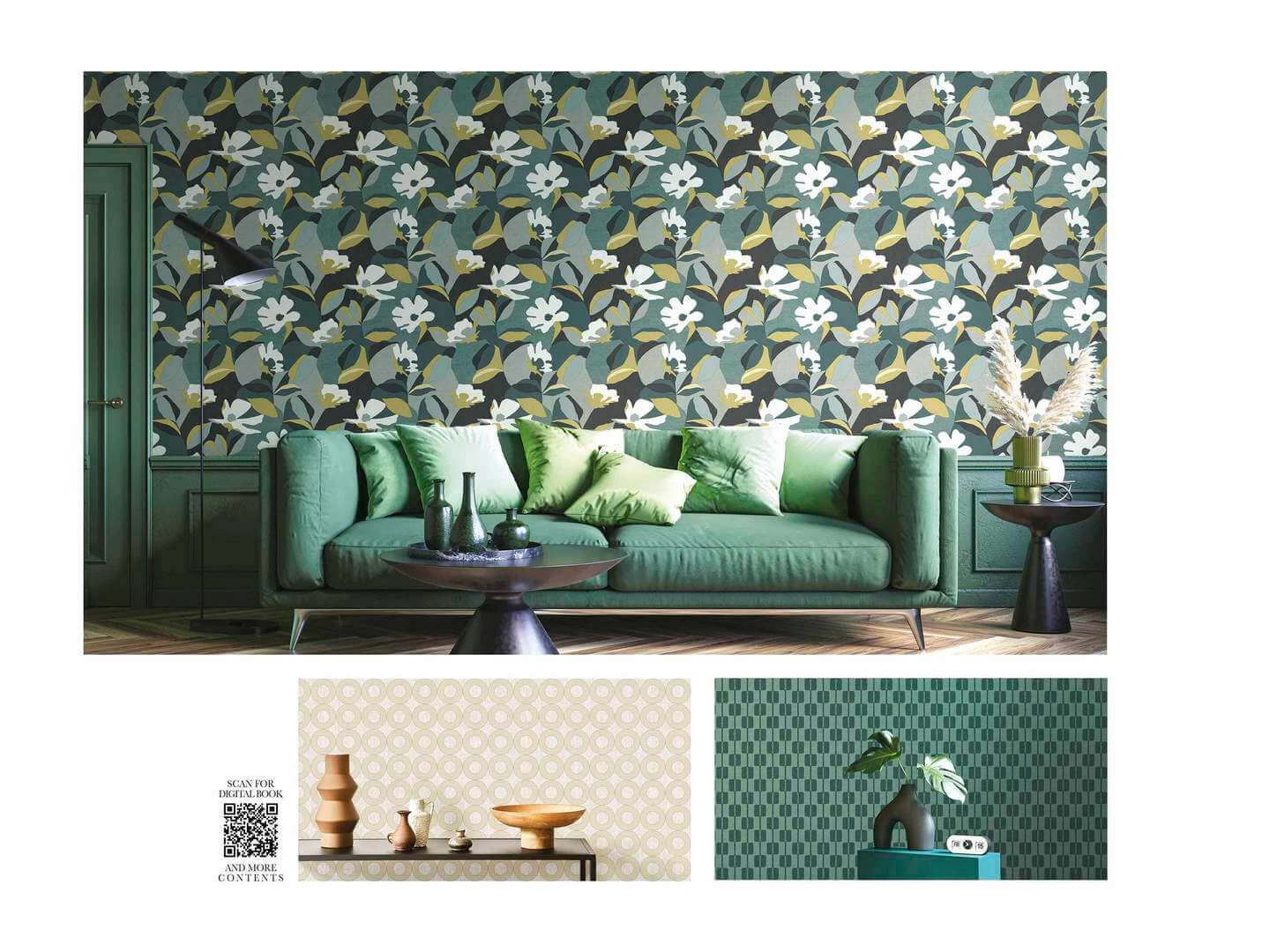Tapeta kwiaty retro Cristiana Masi 30117 Energie