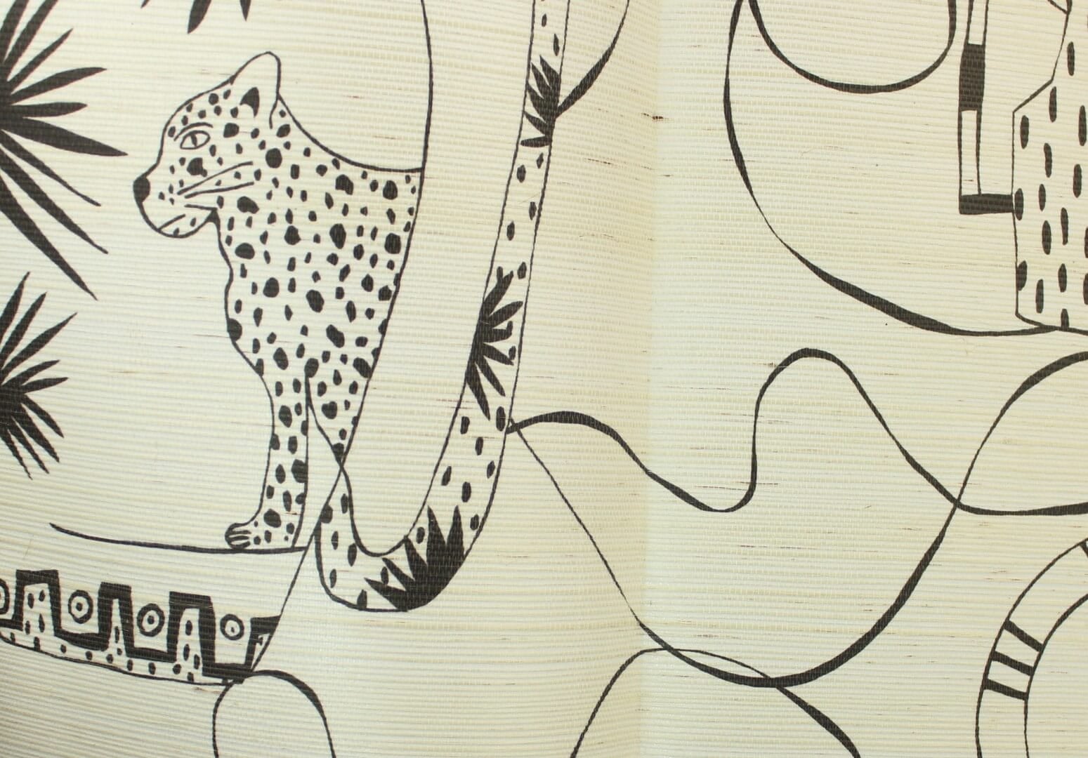 Tapeta wazy i linie naturalna Pierre Frey FP591001 Vases Masques Les Dessins 4