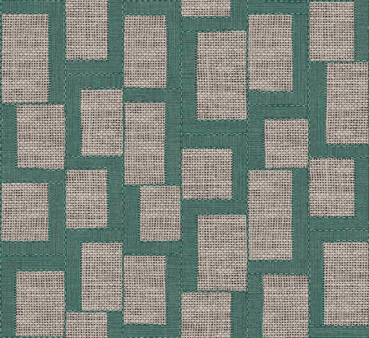 Tapeta geometryczna patchwork Arte Esparto Africano 18940 Totem Essentials