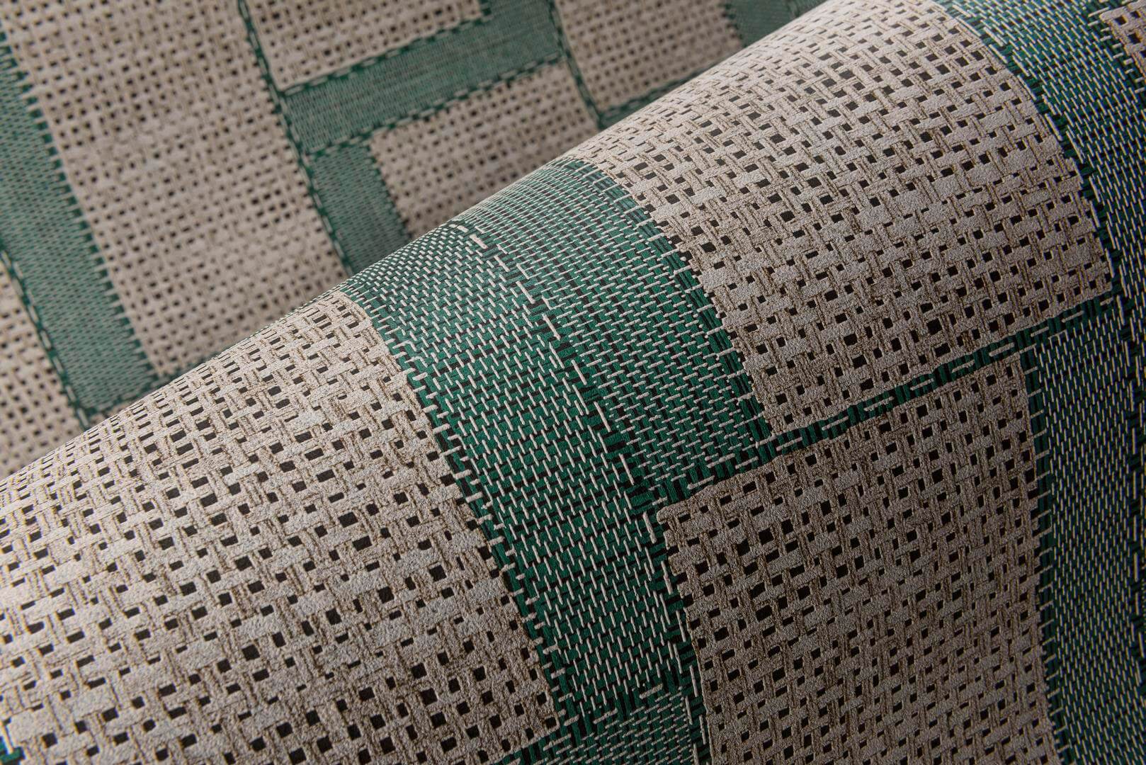 Tapeta geometryczna patchwork Arte Esparto Africano 18940 Totem Essentials