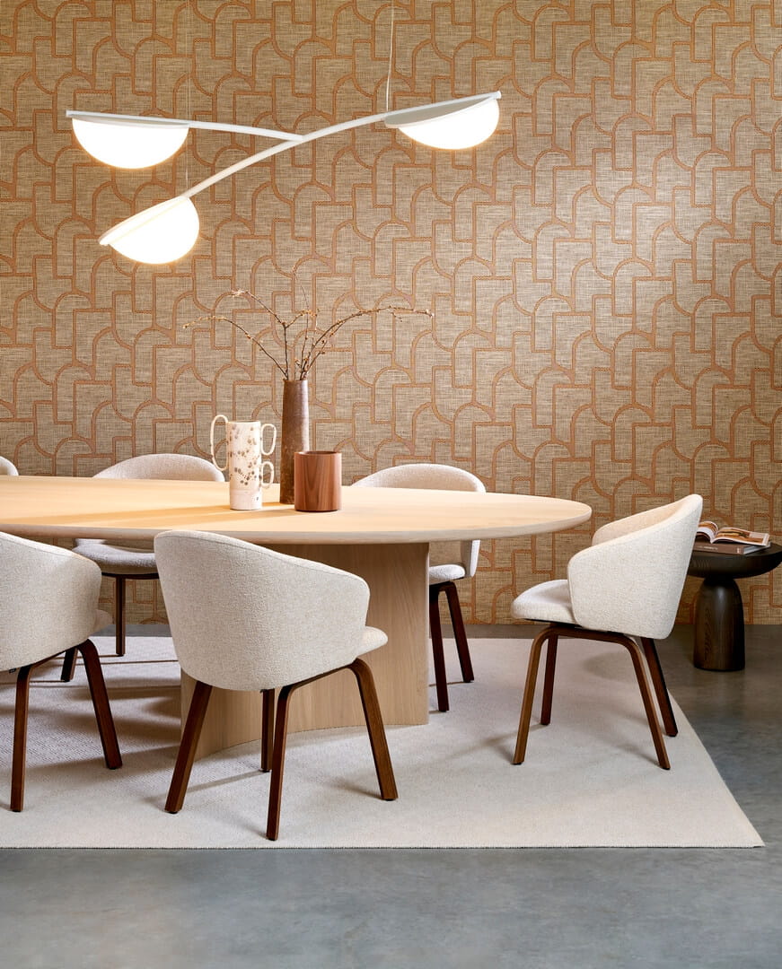 Tapeta zaokrąglone kształty Arte Esparto Iberico 18914 Totem Essentials