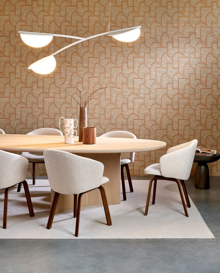 Tapeta zaokrąglone kształty Arte Esparto Iberico 18916 Totem Essentials