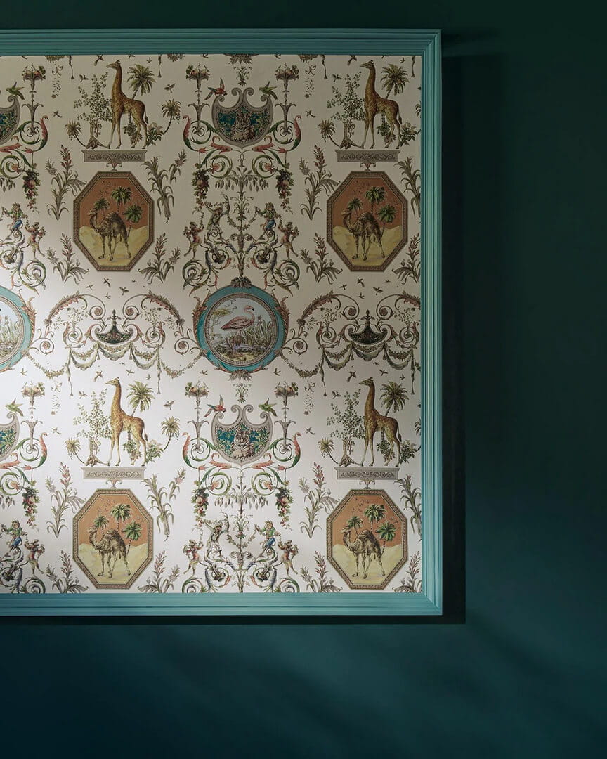 Tapeta w stylu vintage Pierre Frey FP950002 Retour D'afrique Les Dessins 6