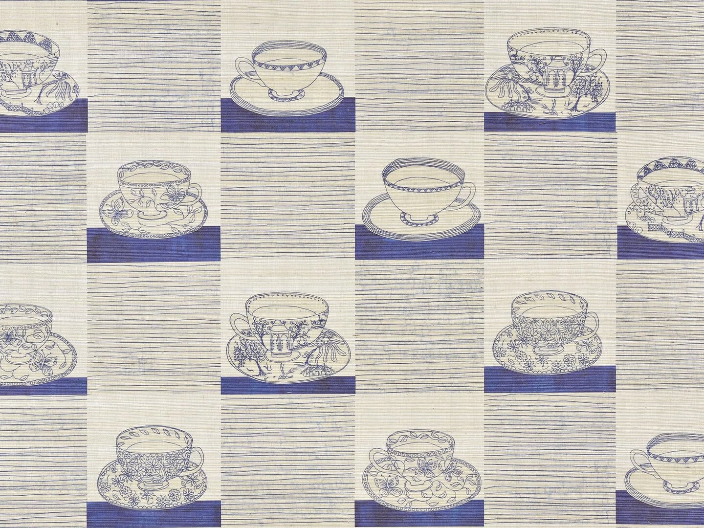 Tapeta naturalna w filiżanki Pierre Frey FP968001 A l'heure Du The Les Dessins 6