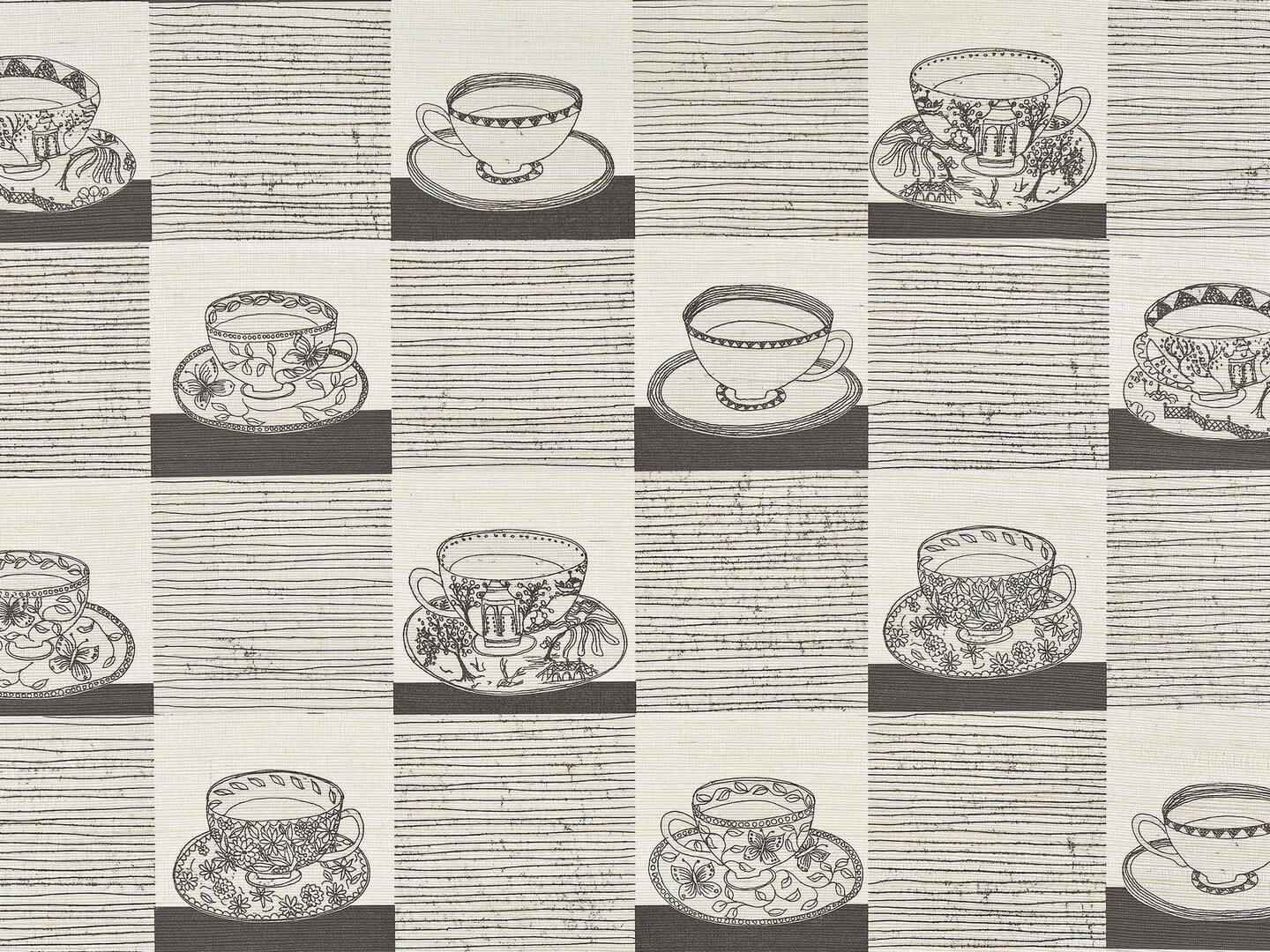 Tapeta naturalna w filiżanki Pierre Frey FP968002 A l'heure Du The Les Dessins 6