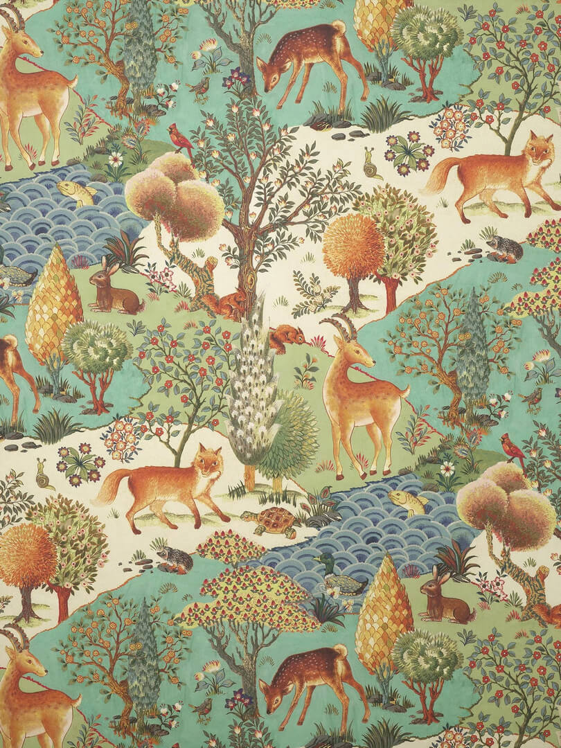 Tapeta zwierzęta leśne Pierre Frey FP951001 Foret D'eden Les Dessins 6