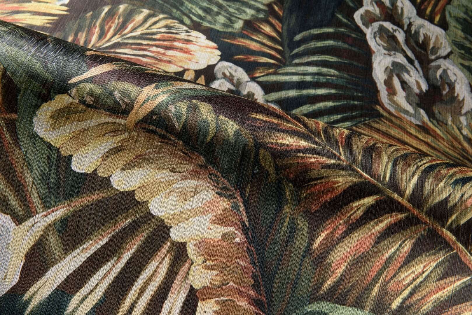 Tapeta tekstylna w tropikalne liście Arte Verdure 26760 Les Naturels Essentials