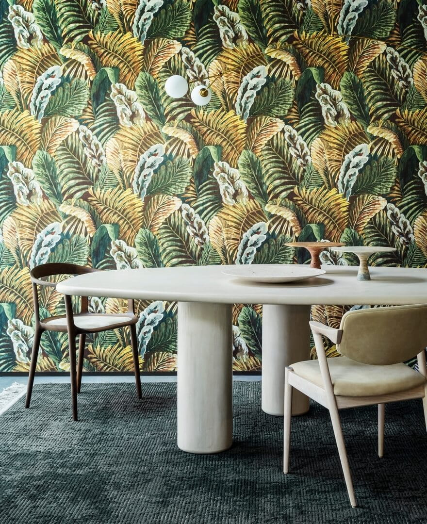 Tapeta tekstylna w tropikalne liście Arte Verdure 26760 Les Naturels Essentials