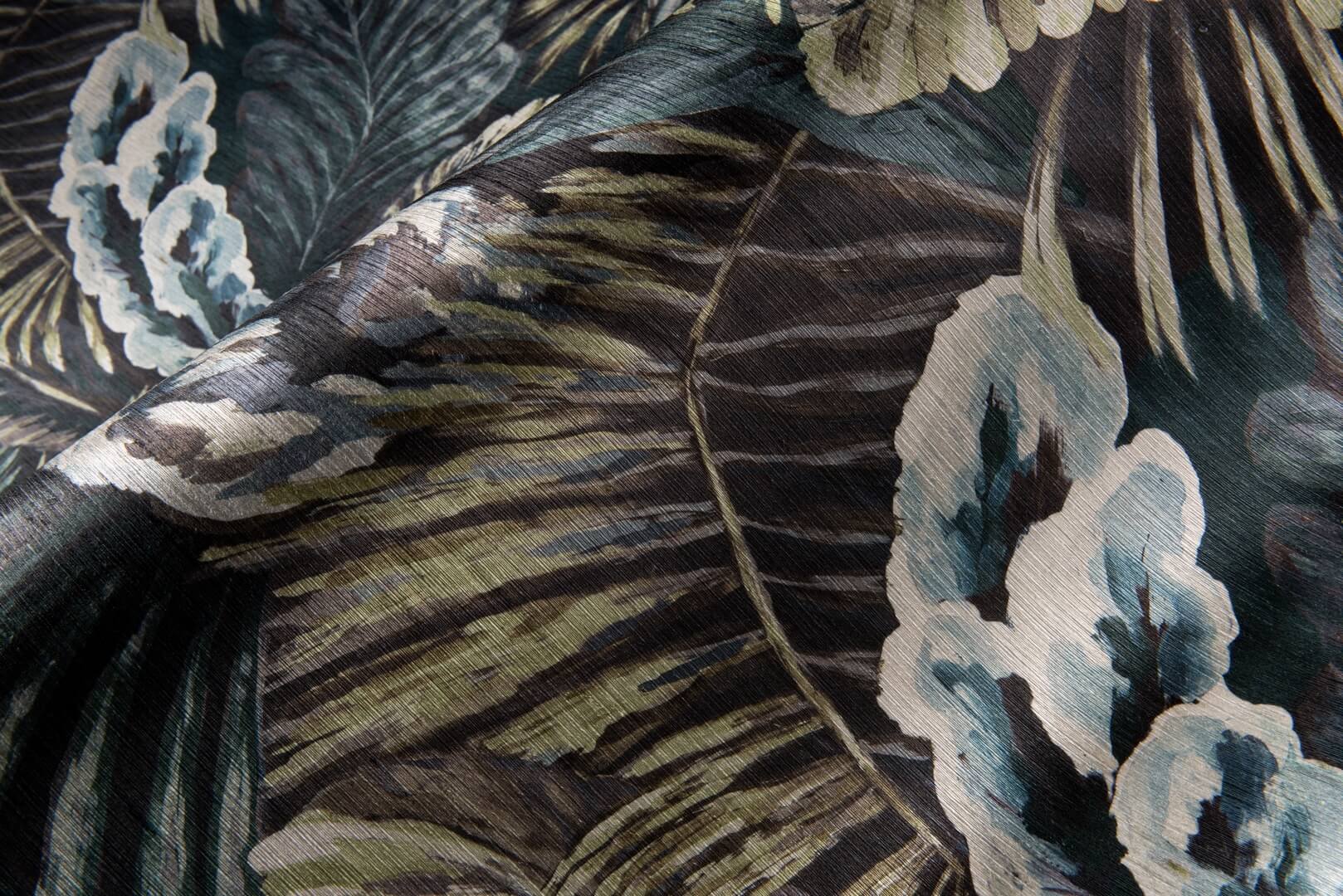 Tapeta tekstylna w tropikalne liście Arte Verdure 26761 Les Naturels Essentials