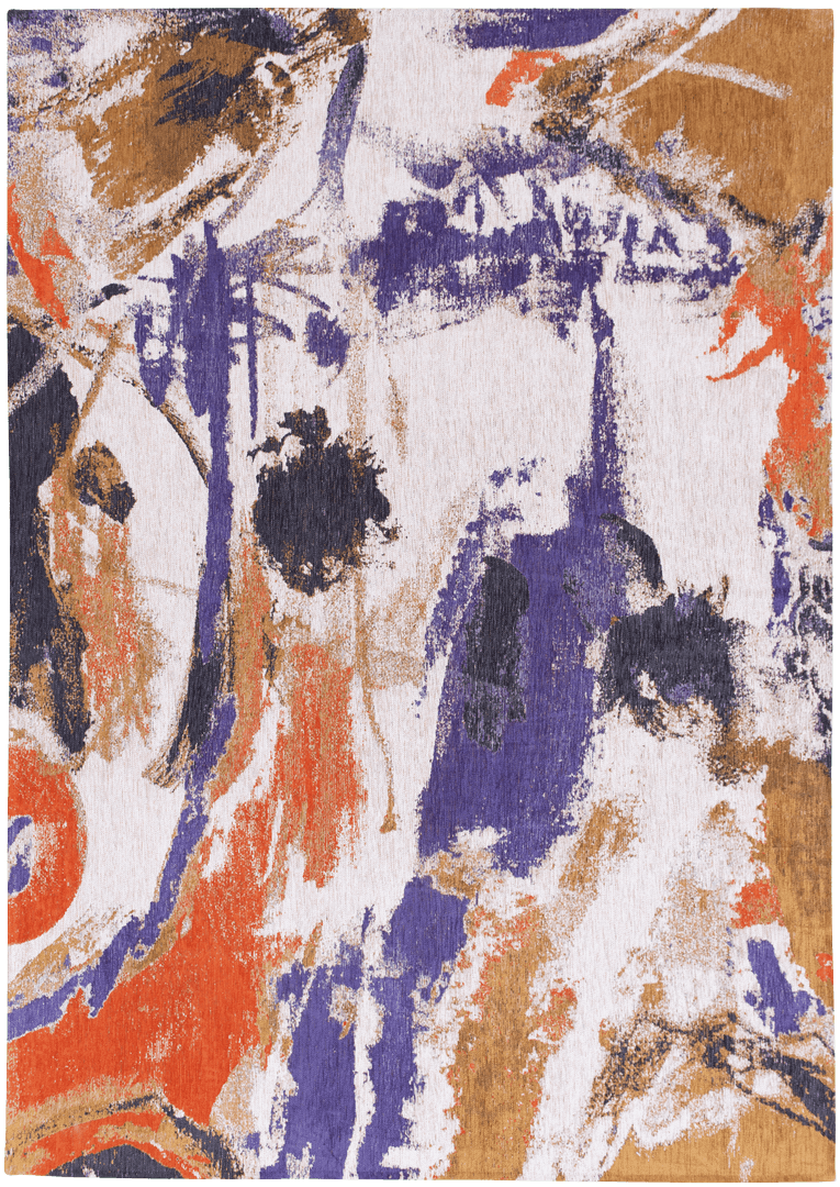 Dywan abstrakcyjny Louis De Poortere 9342 FRESQUE PURPLE GAME