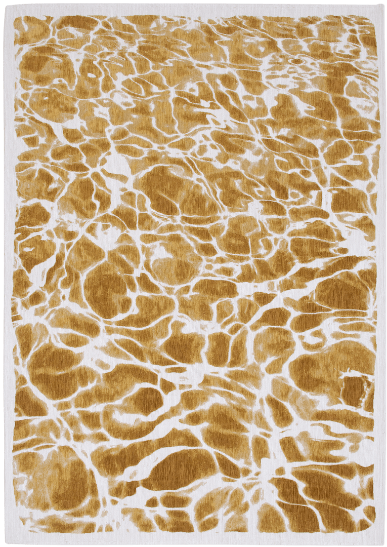 Dywan abstrakcyjny marmur Louis De Poortere 9349 SWIM SAFFRON