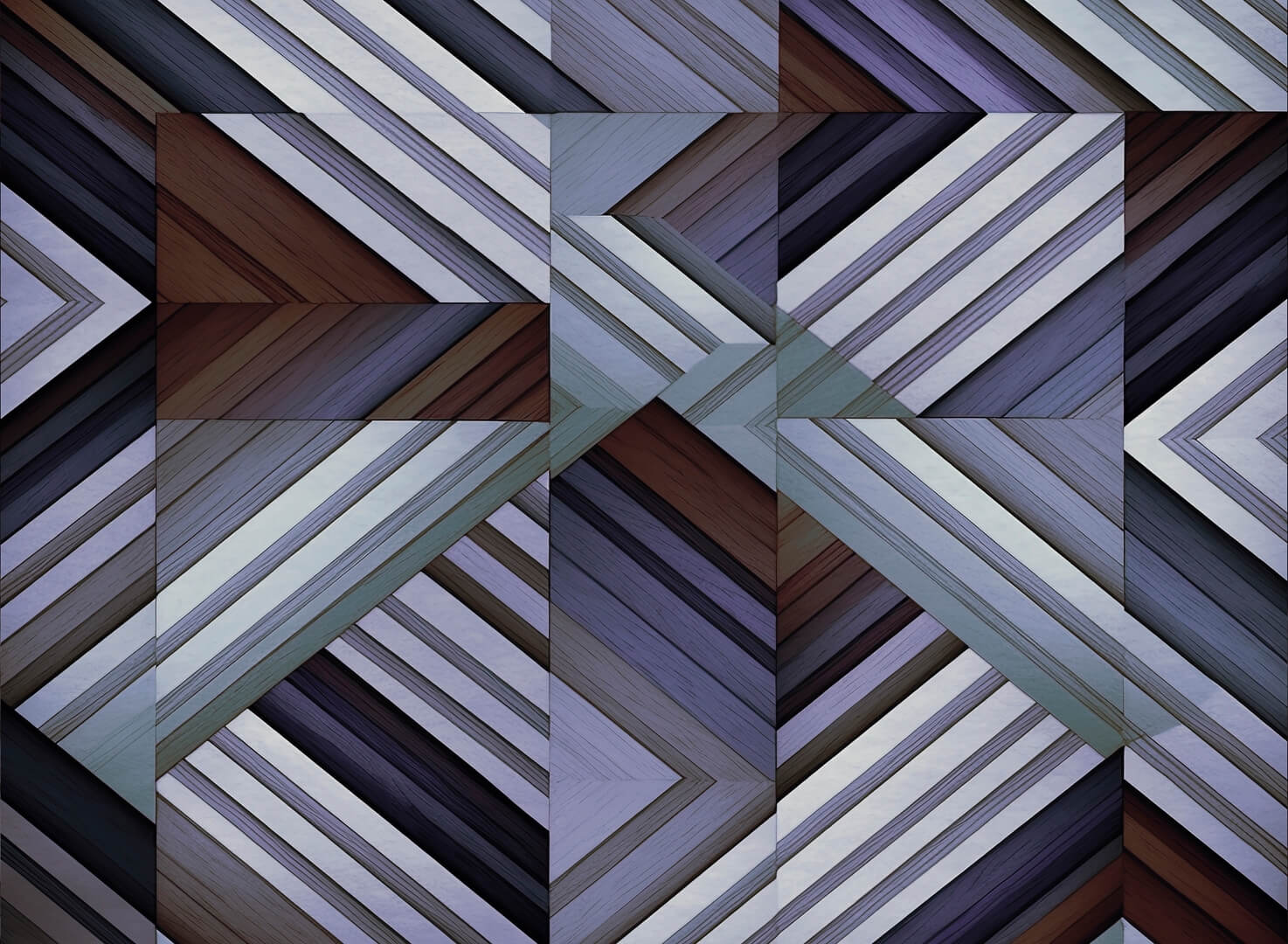 Fototapeta jak drewniane panele Wall&Deco WDOK2402 Ōku Contemporary 2024