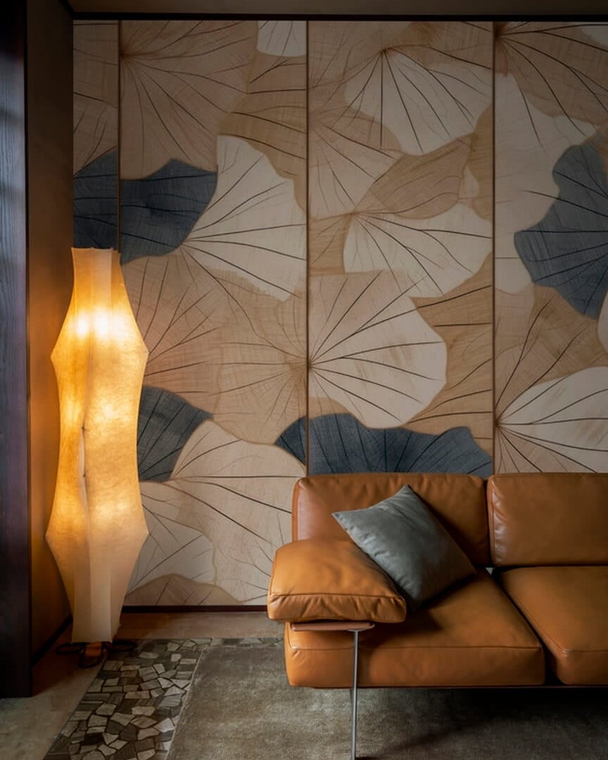 Fototapeta liście Wall&Deco WDOR2402 Oriente Contemporary 2024