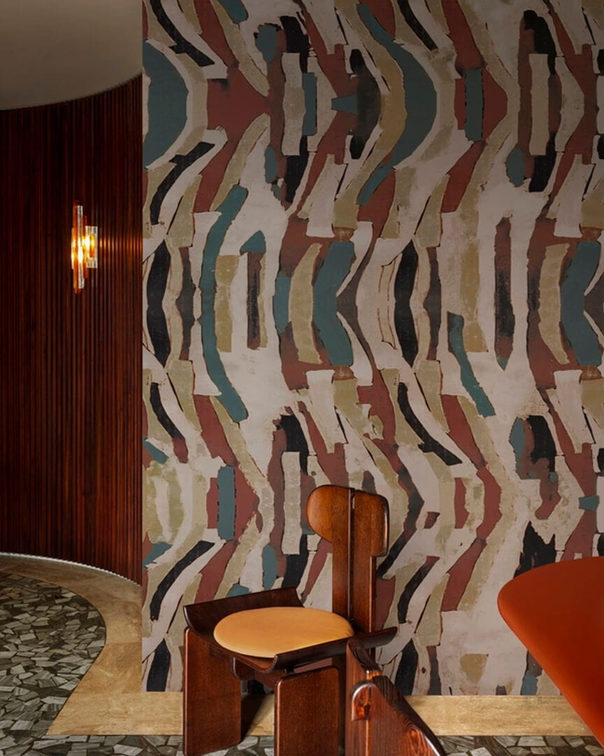 Fototapeta abstrakcyjna Wall&Deco WDTU2402 Turbolence Contemporary 2024