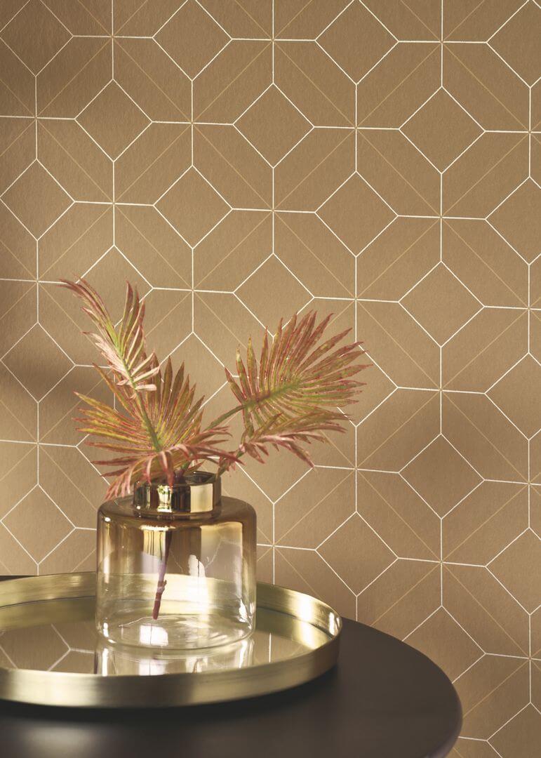 Tapeta geometryczna Casadeco ALMI 89962874 Precision Alchimie