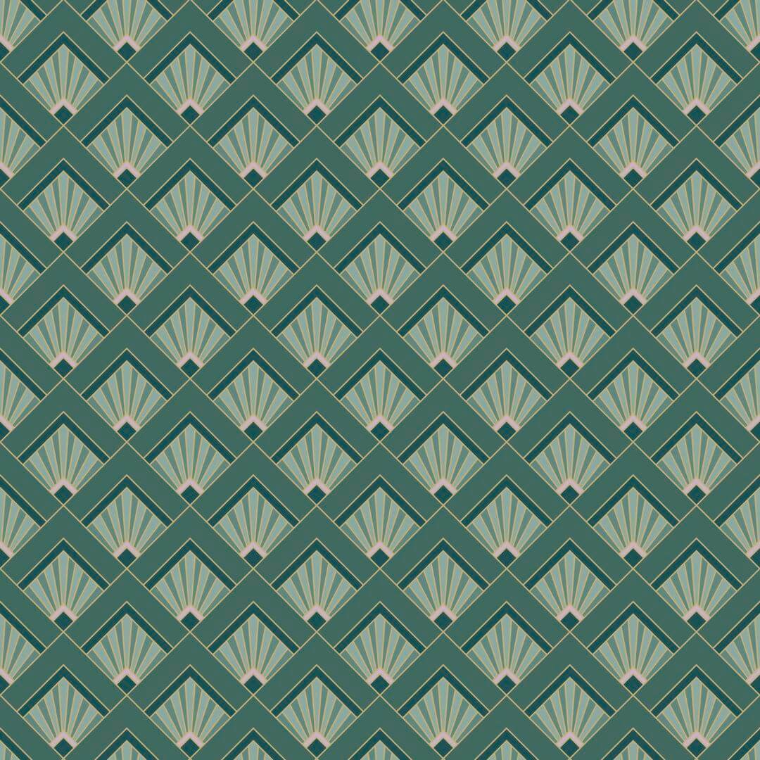 Tapeta geometryczna art-deco Caselio ELC 105317024 Effervescence Elegance