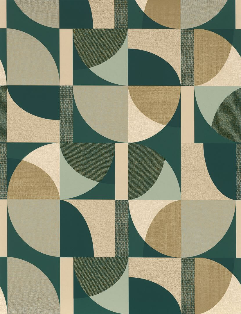 Tapeta geometryczna Casamance 76260916 Barillet Faubourg des Lumieres