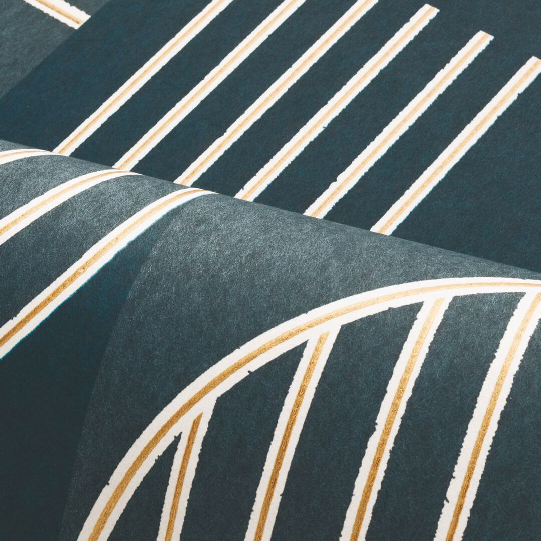 Tapeta geometryczna linie Casamance 76271528 Annees 30 Faubourg des Lumieres