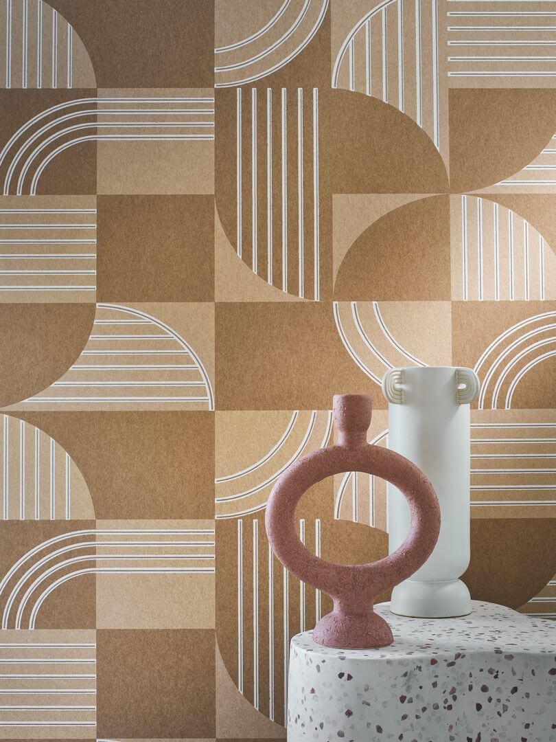 Tapeta geometryczna linie Casamance 76271528 Annees 30 Faubourg des Lumieres