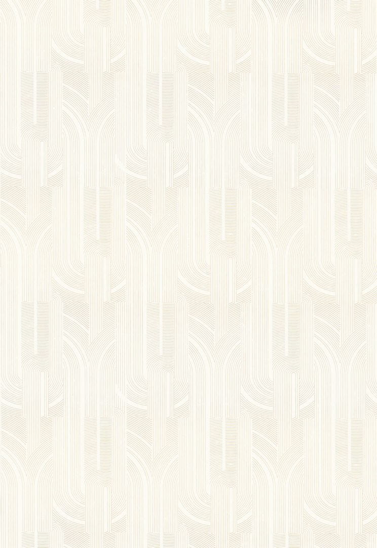 Tapeta metaliczne linie Casamance 76281732 Porte Doree Faubourg des Lumieres - 106 cm szer.