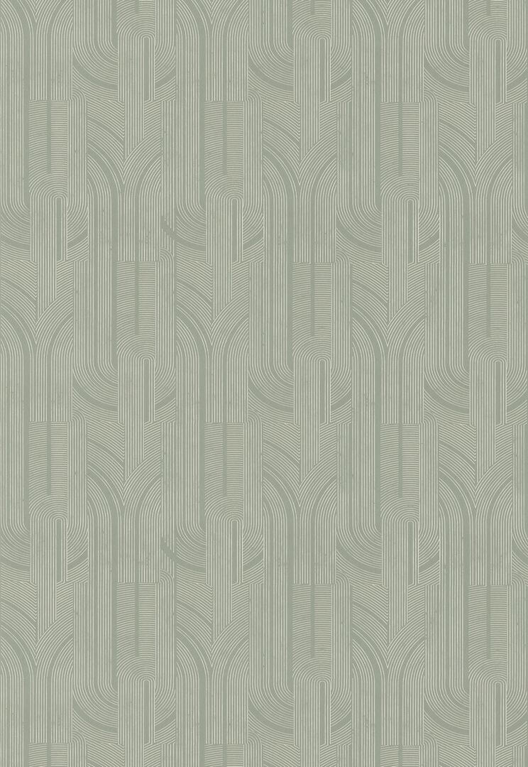 Tapeta metaliczne linie Casamance 76281936 Porte Doree Faubourg des Lumieres - 106 cm szer.