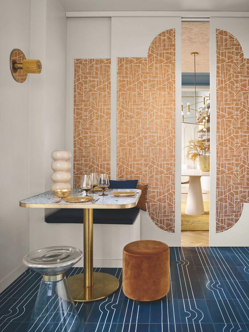 Tapeta geometryczna Casamance 76293058 Cinetique Faubourg des Lumieres