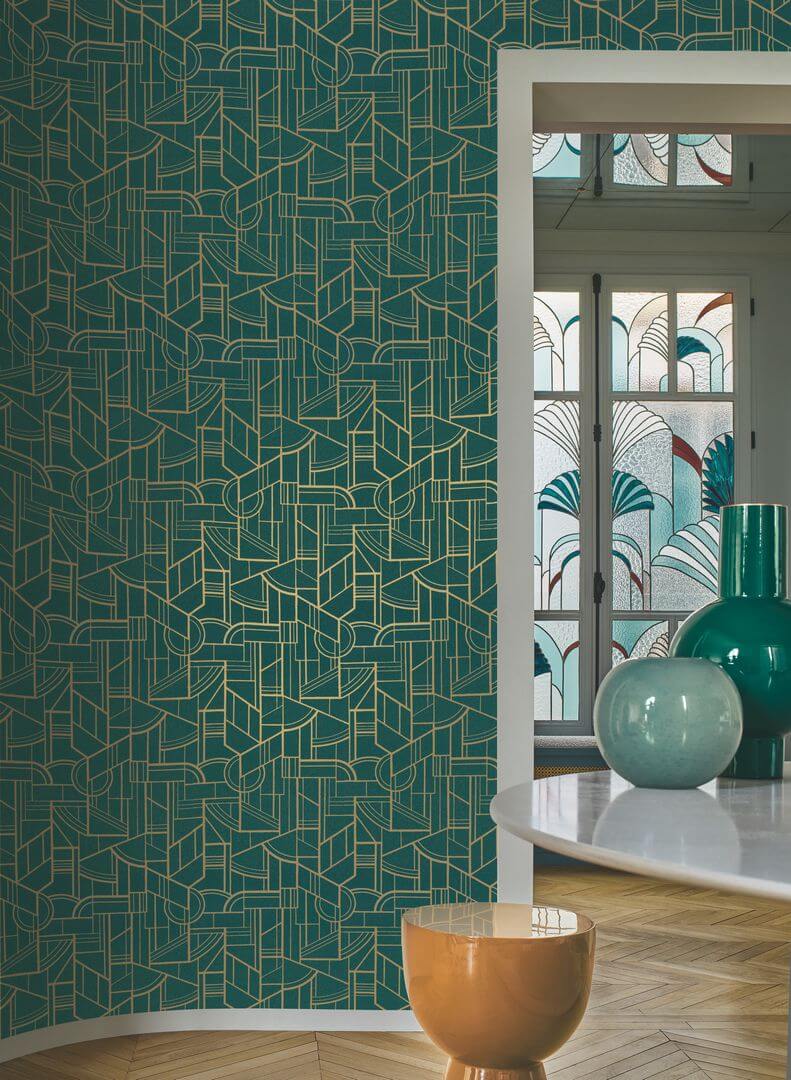Tapeta geometryczna Casamance 76293058 Cinetique Faubourg des Lumieres
