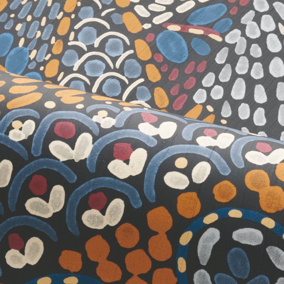 Tapeta liście Casamance 76310712 Talavera Casa Azul