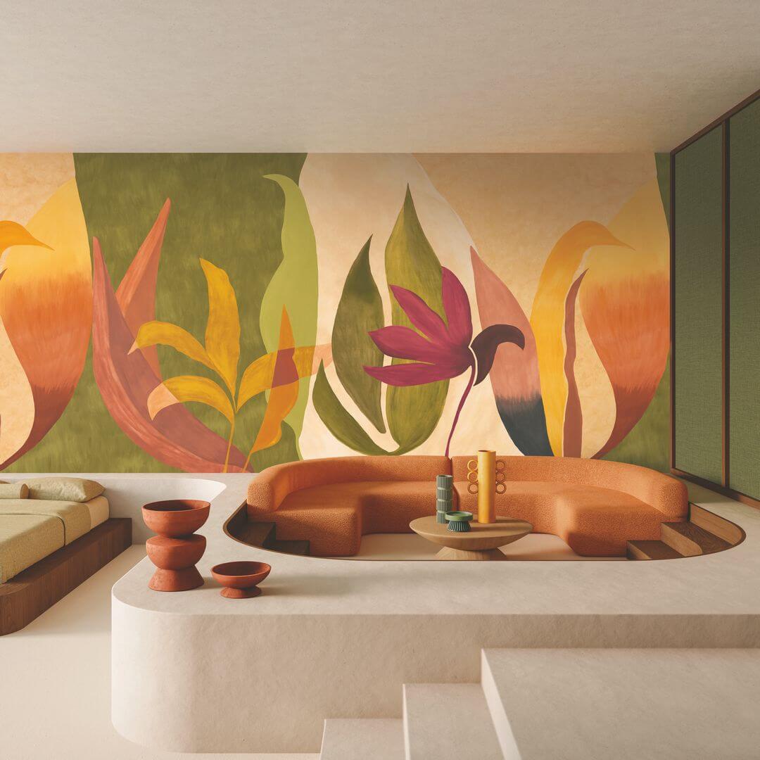 Mural botaniczny Casamance 76343772 Nahua Casa Azul