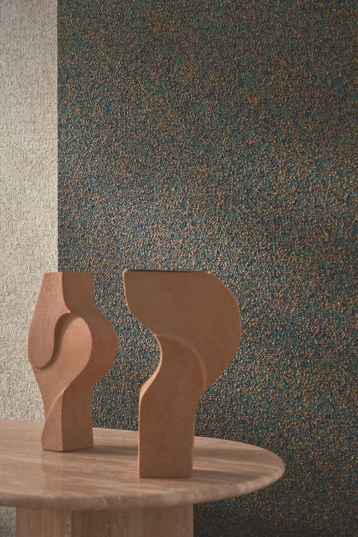 Tapeta tekstylna bukla Casamance 71441103 Exquis Etreinte