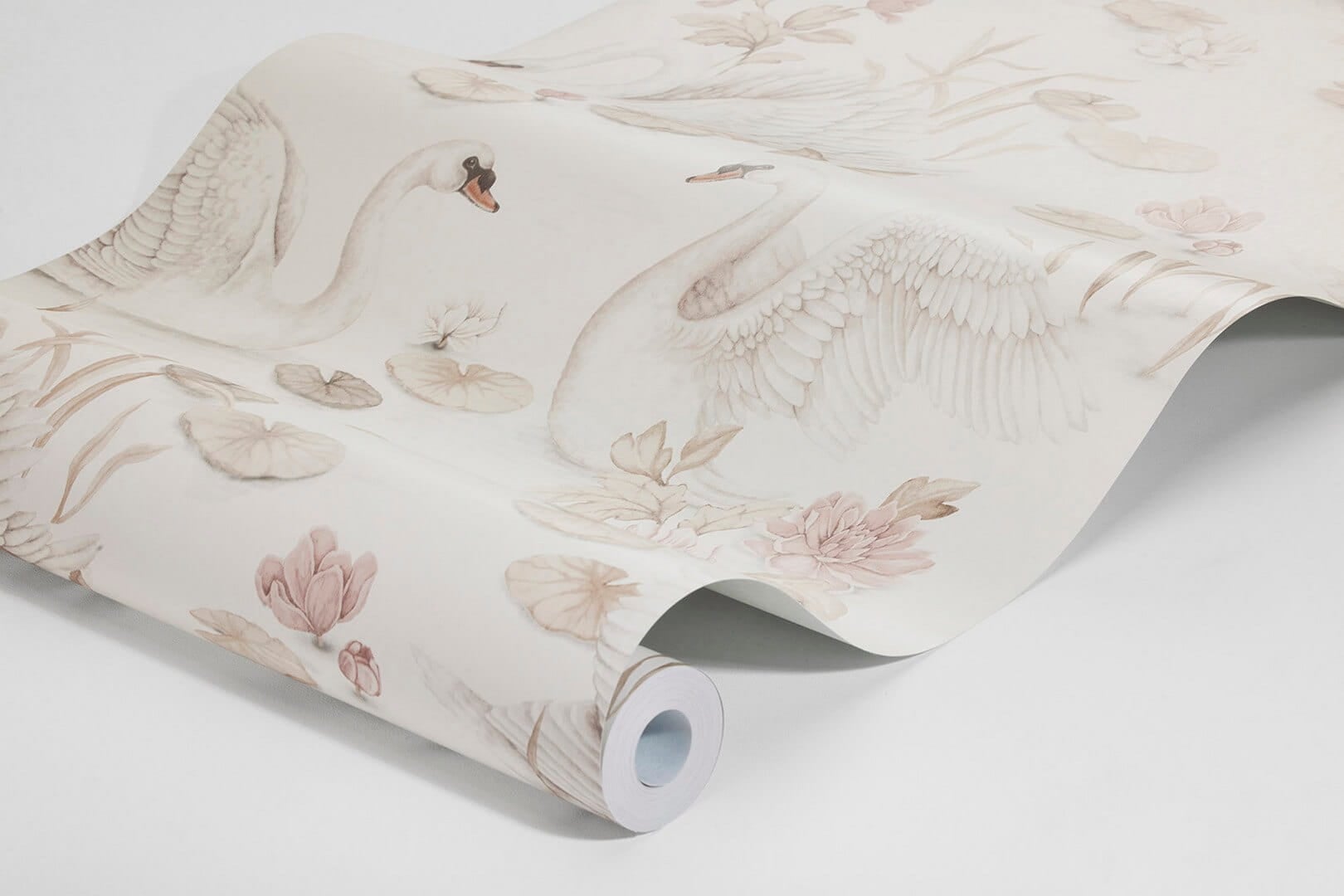 Tapeta łabędzie i lilie wodne Newbie II 6924 Lily Swan