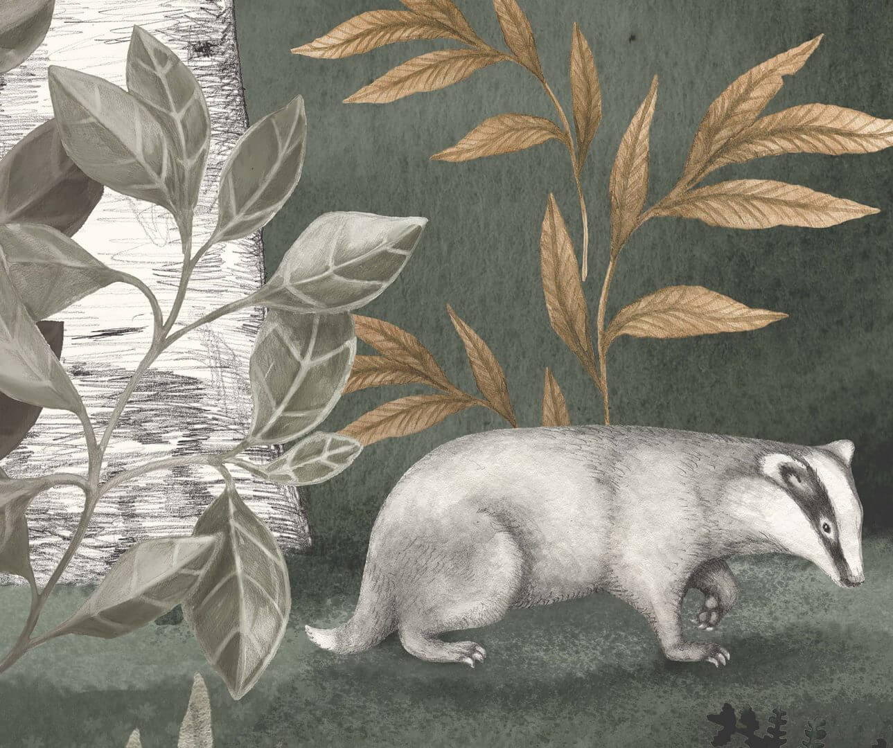 Mural leśne zwierzęta Newbie II 6943 Wild Forest