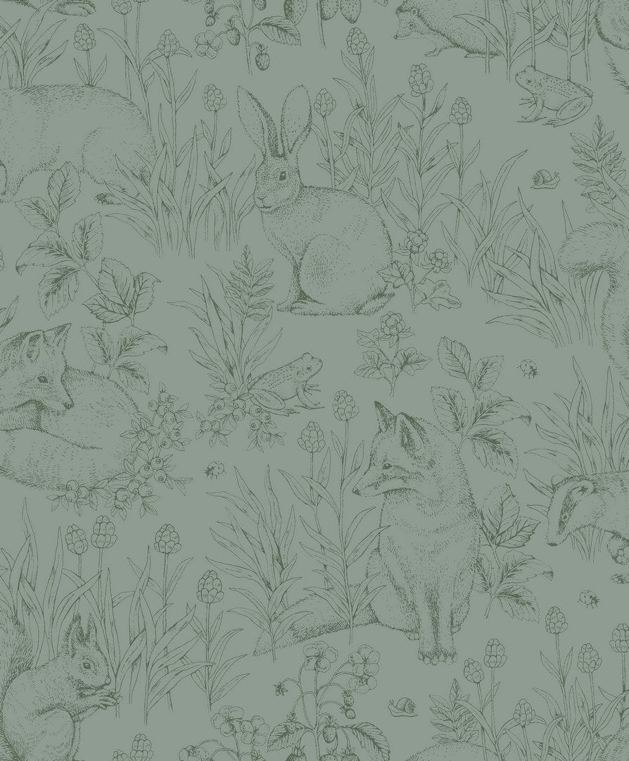 Tapeta zwierzęta lasu Newbie II 7477 Forest Friends