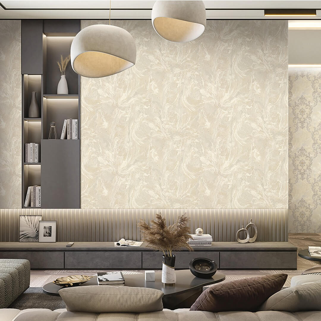 Tapeta imitująca marmur Decori & Decori 83632 Carrara Best - 106 cm szer.