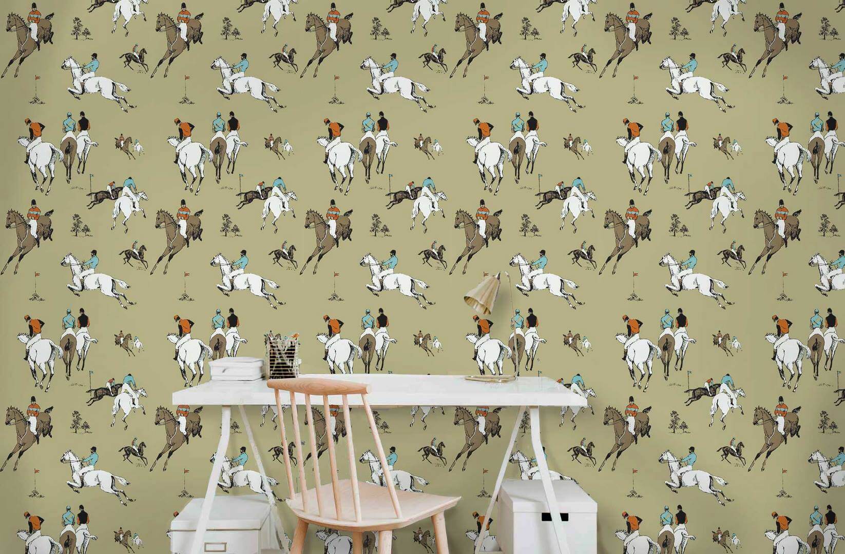 Tapeta konie Gastón y Daniela GDW-5106-003 HIPODROMO Origen Dos