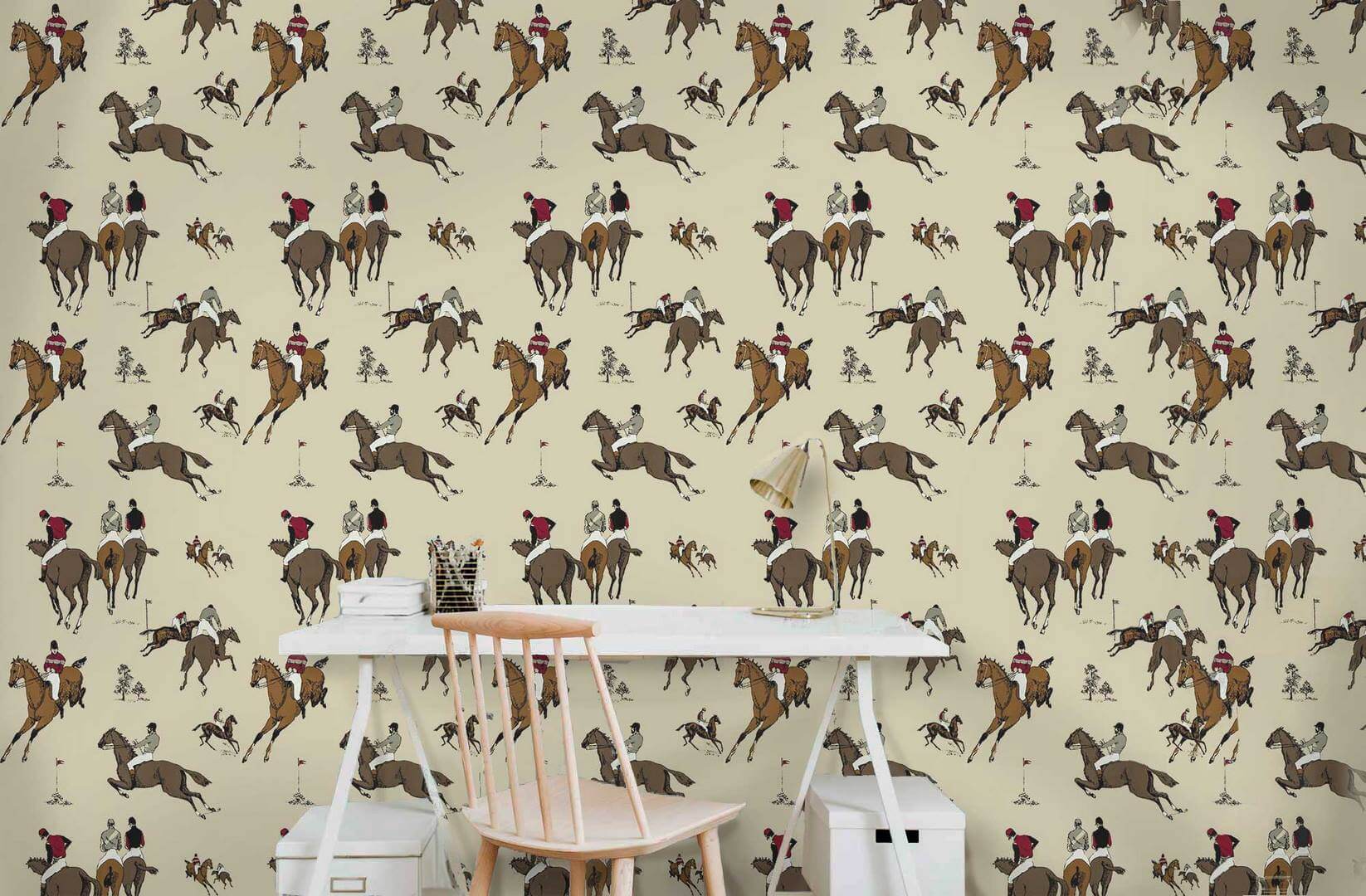 Tapeta konie Gastón y Daniela GDW-5106-004 HIPODROMO Origen Dos