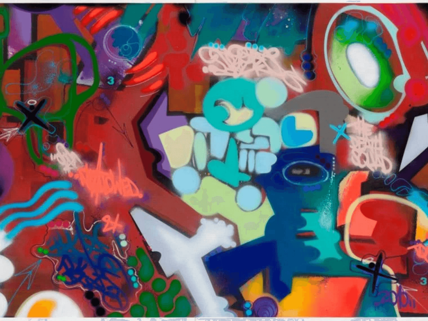 Mural graffiti Pierre Frey FP371001 No Toys Allowed Galerie