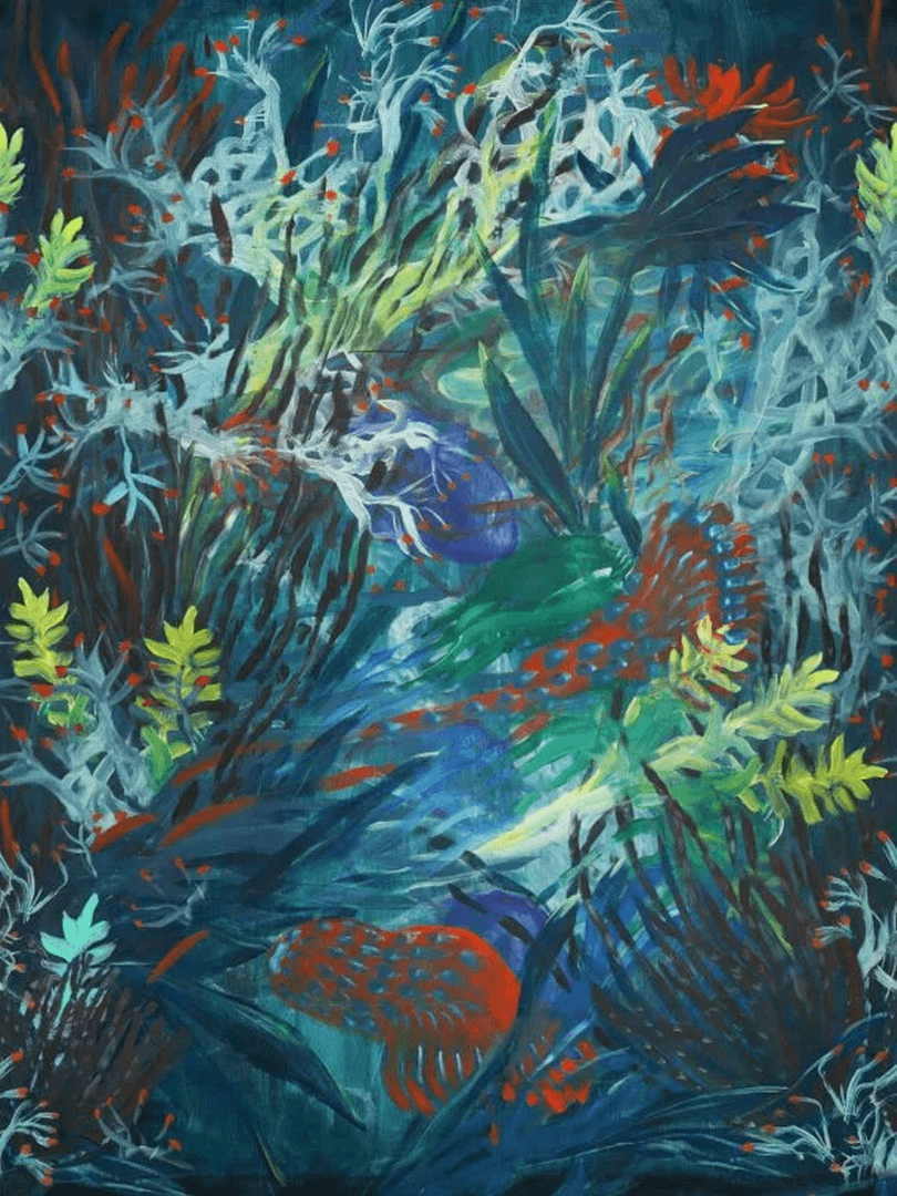 Mural podwodna roślinność Pierre Frey FP518001 Fond Marin Galerie