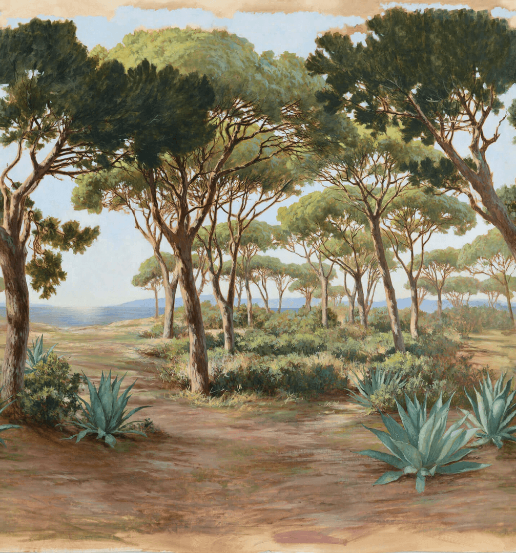 Mural śródziemnomorski krajobraz Pierre Frey FP522001 L'esterel Galerie