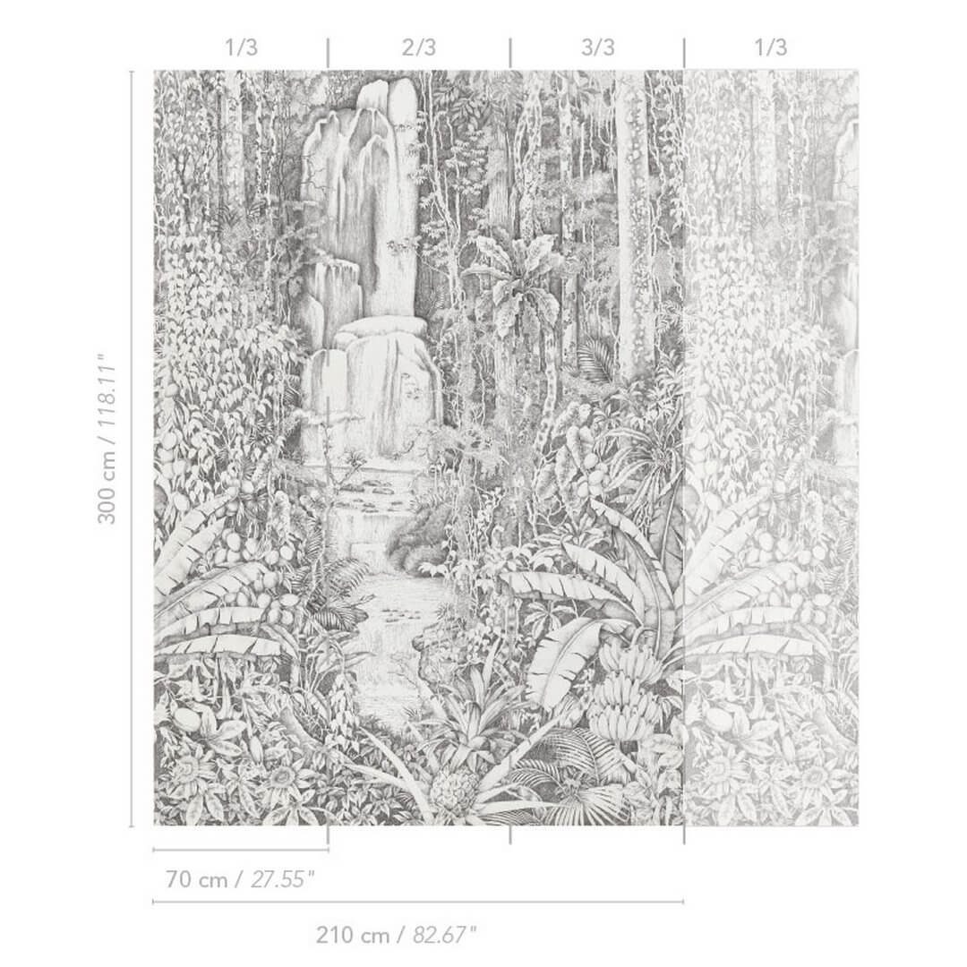Mural krajobraz dżungli Pierre Frey FP524001 Jardin D'eden Galerie
