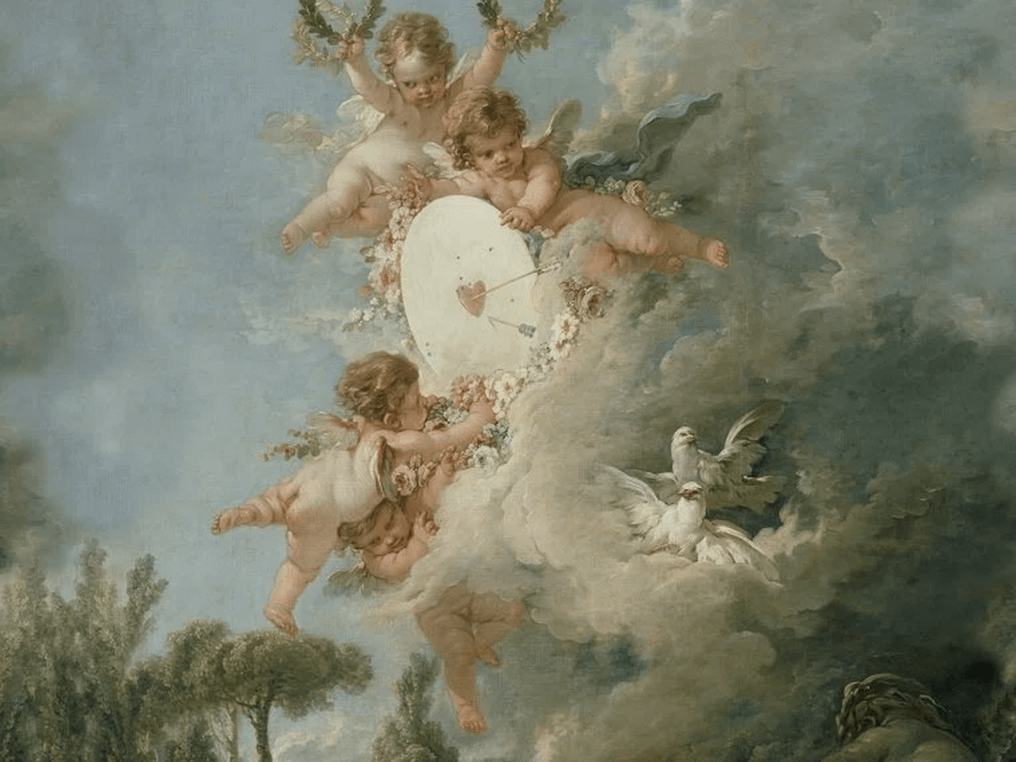 Mural vintage Pierre Frey FP525001 La Cible D'amour Galerie