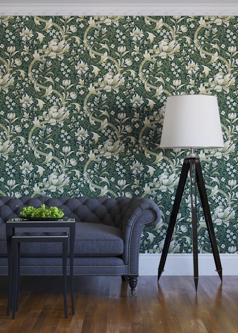 Tapeta roślinny ornament KT Exclusive KT30407 Merton British Heritage II