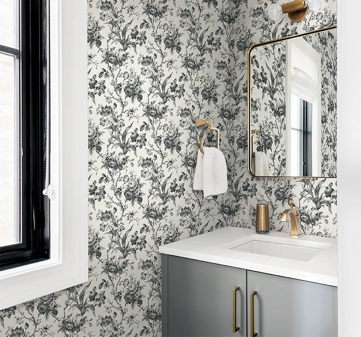 Tapeta kwiaty Seabrook FC61202 French Country